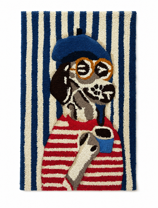 But 1st Coffee Dog Rug