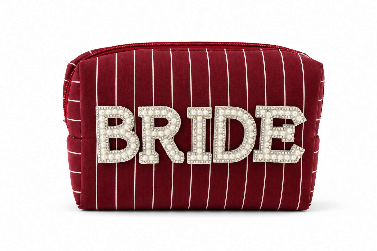 BRIDE Pearl-Embellished Bridal Makeup Pouch| wedding season offer upto 50% off