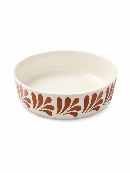 Terracotta Bloom Serving Bowl