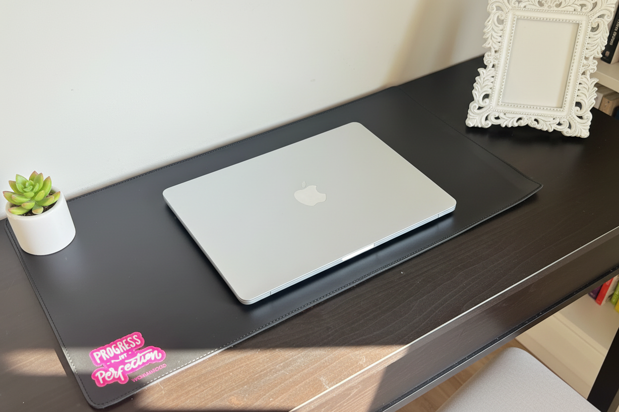 Progress Not Perfection Desk Pad