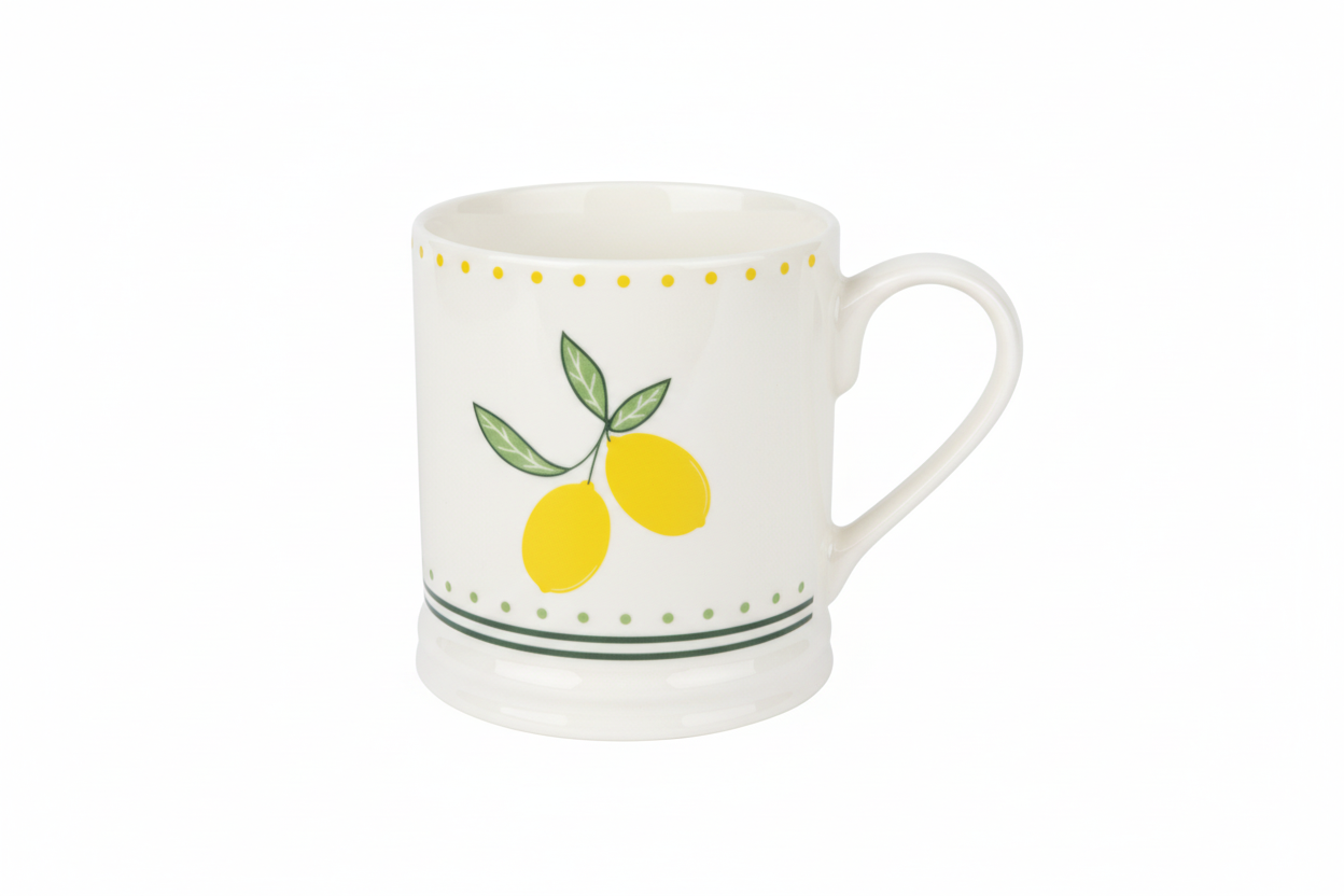 Spring Bloom Lemon Mug 🍋🌿