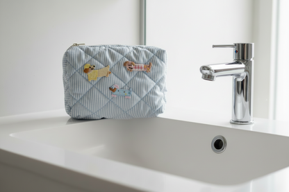 Playful Pups Quilted Pouch