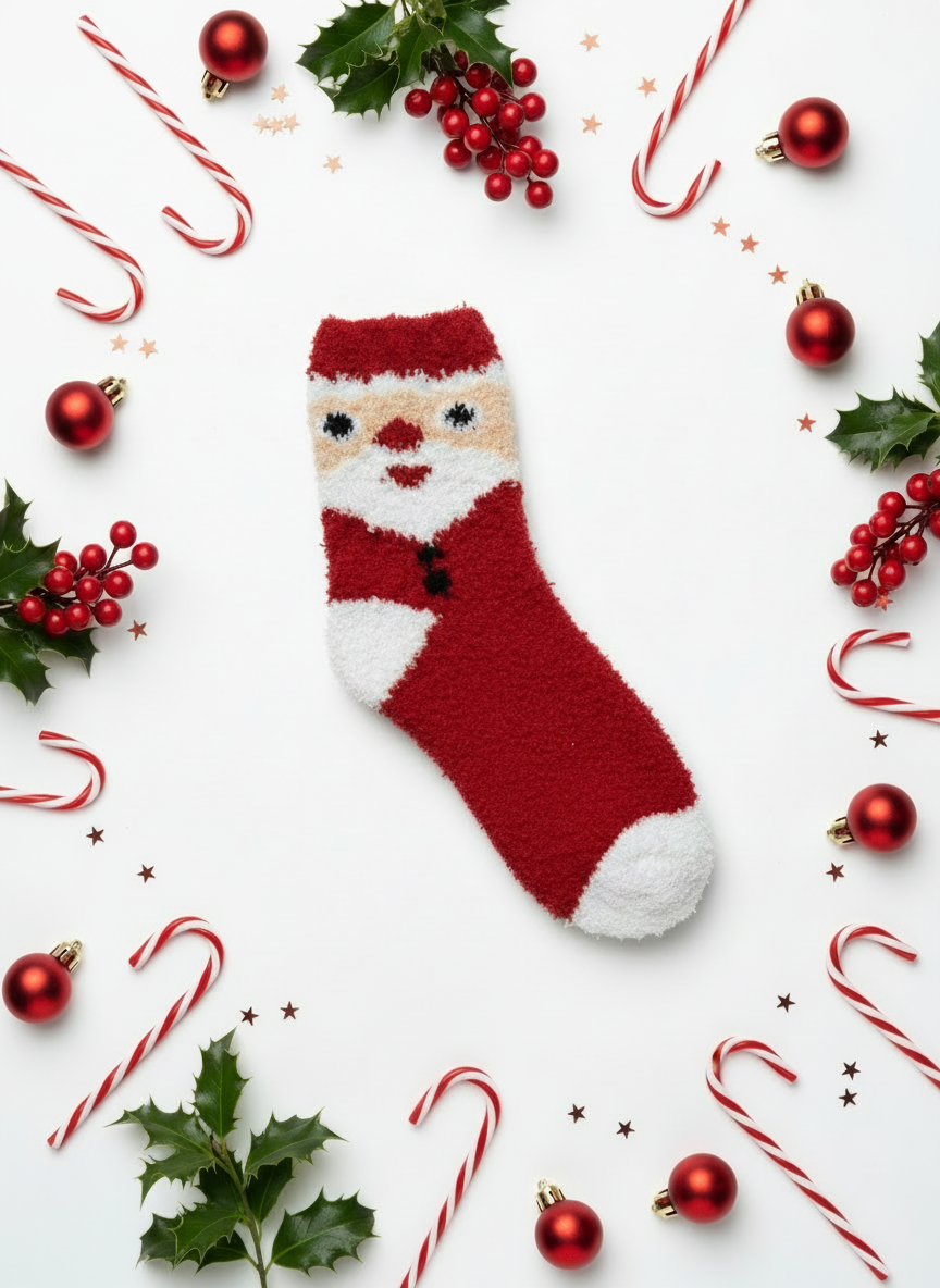 Cozy Christmas Fuzzy Socks