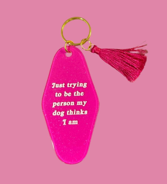 Dog Mom keychain life