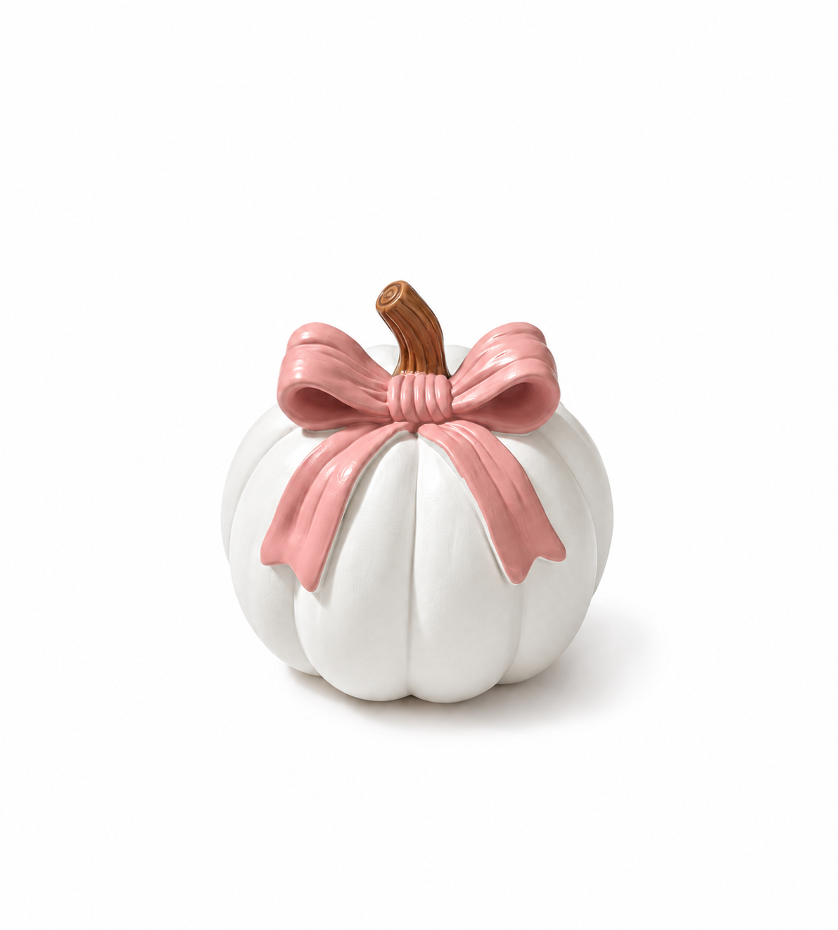 Blush Bow Pumpkin | Feminine ber months Decor