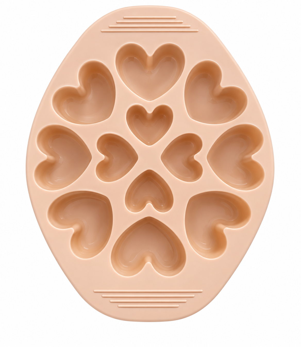 Heart-Shaped Silicone Baking Mold