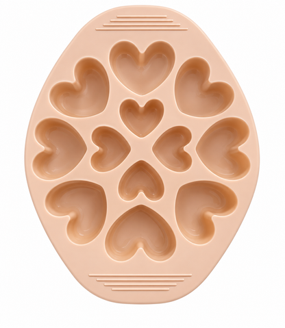 Heart-Shaped Silicone Baking Mold