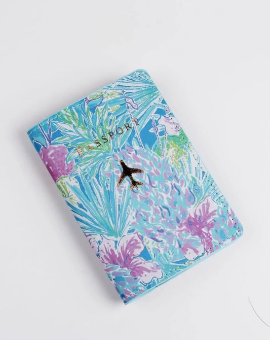 Floral Adventure Passport Cover