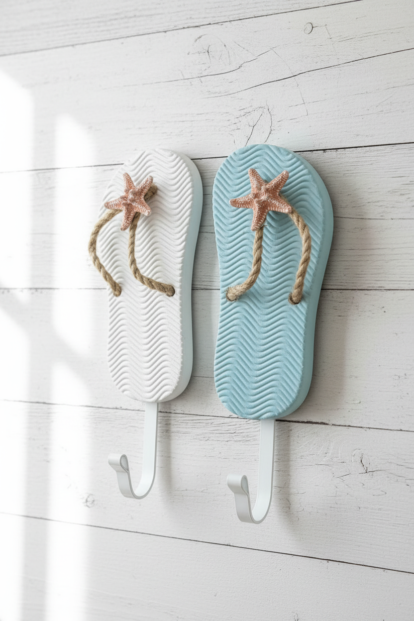 Coastal Flip-Flop Wall Hook