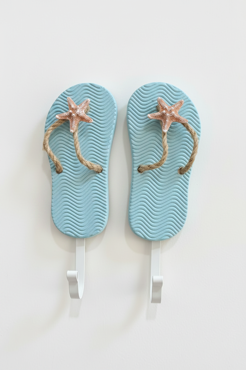 Coastal Flip-Flop Wall Hook