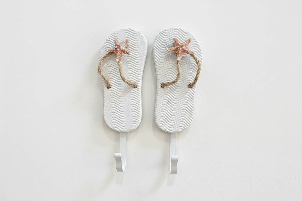 Coastal Flip-Flop Wall Hook
