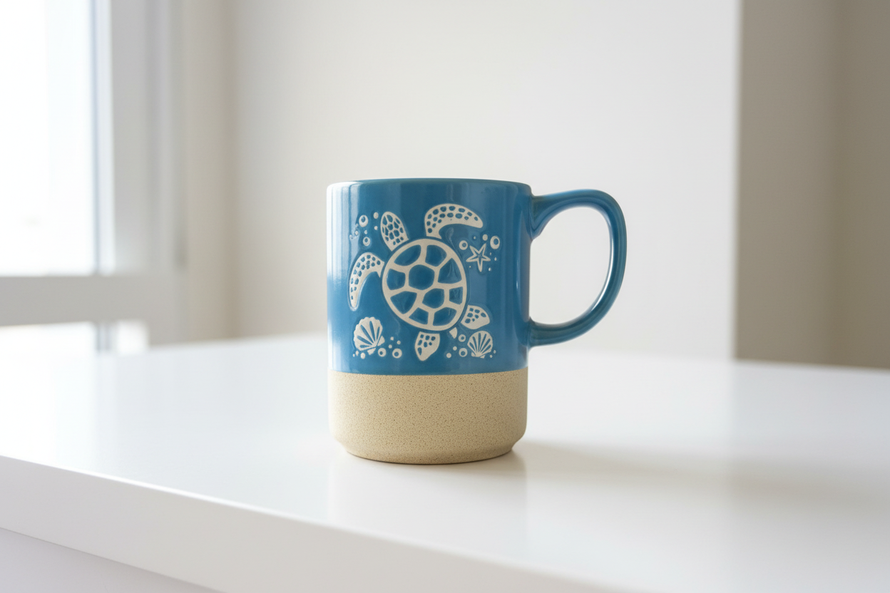 Ocean Bliss Turtle Mug