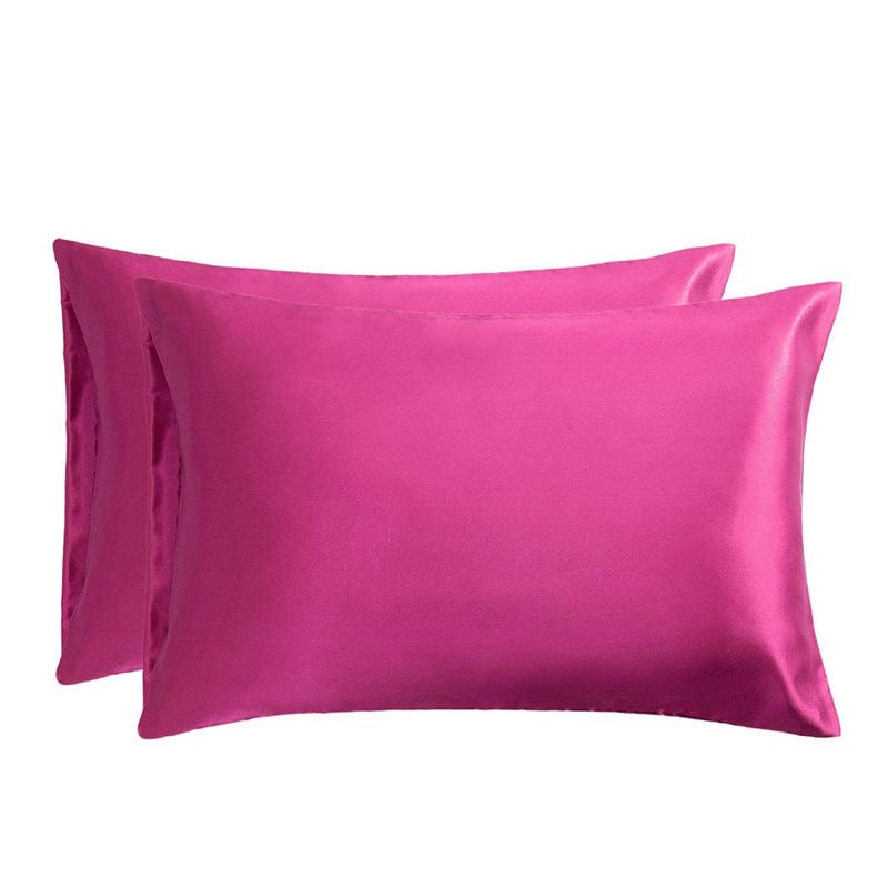 Hot Pink Satin Pillowcase | Satin Pillowcase for Hair & Skin