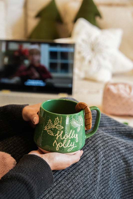 Holly Jolly Green Mug🌲| upto 60% limited discount✨