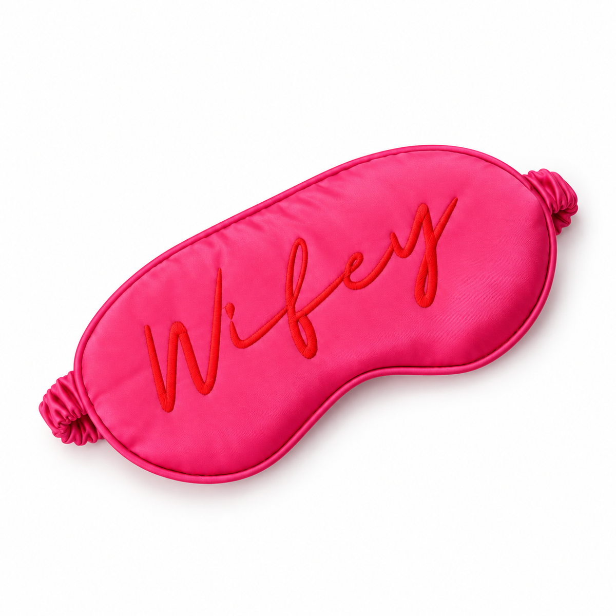 Wifey Era Pink Satin Sleep Mask