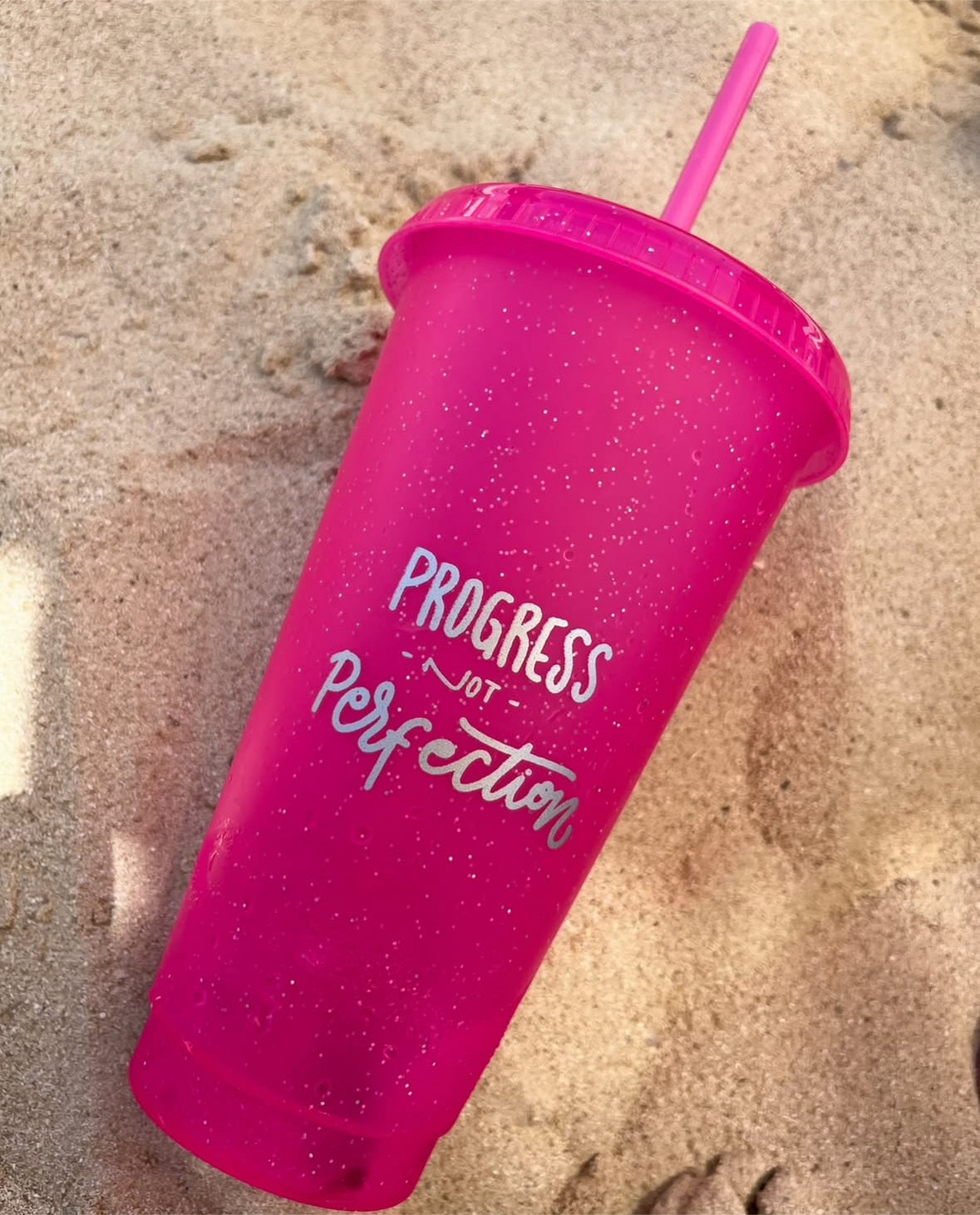 Progress Not Perfection Tumbler Cup