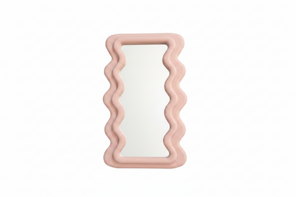 Blush Wave Vanity Mirror
