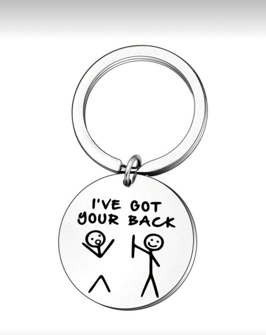 I’ve got your back keychain