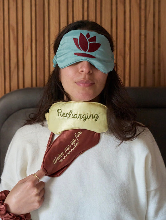The Self-love calm satin eyemask