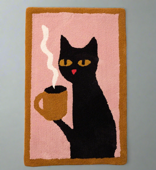 Cat mum coffee rug