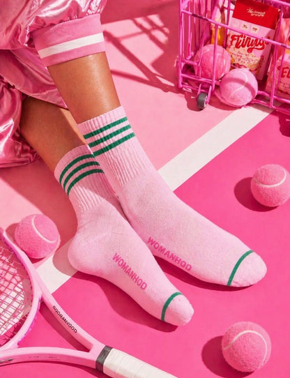 Blush Stripe Everyday Socks