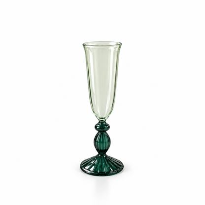 Emerald Sculpted Glass