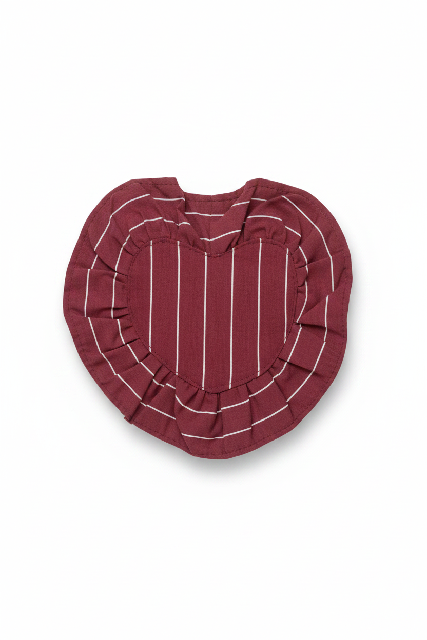 Ruffle Heart Coaster