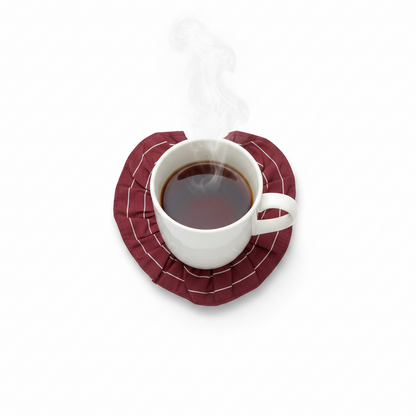 Ruffle Heart Coaster
