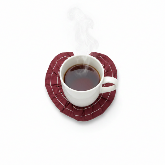 Ruffle Heart Coaster
