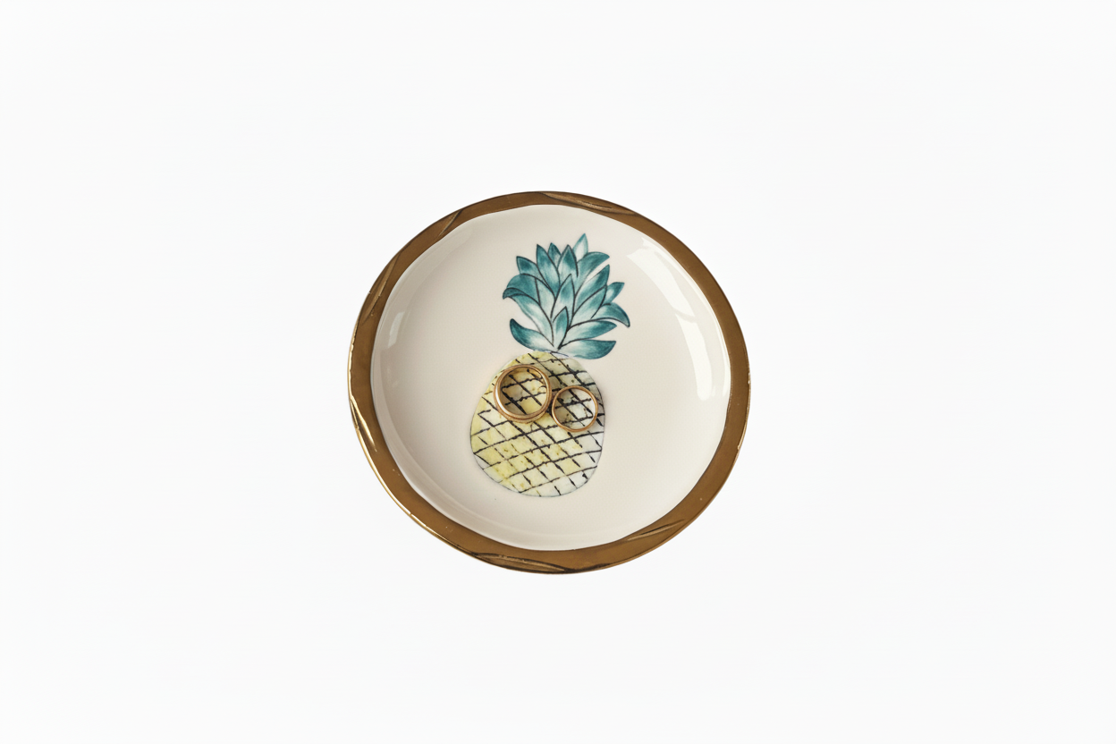 Golden Pine Jewellery Tray 🍍✨