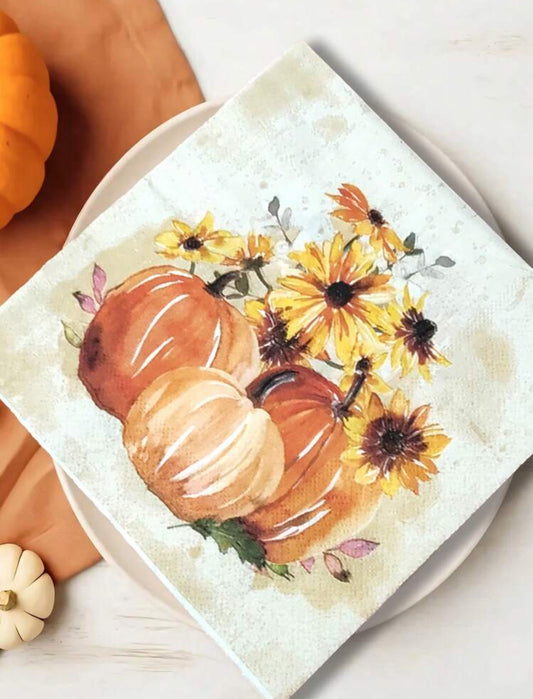 Pumpkin napkins