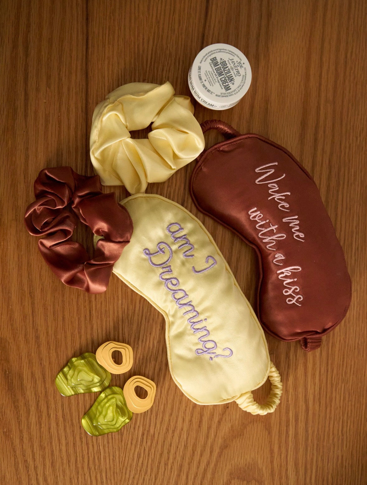 Sweet Dreams| Embroidered Sleep Mask